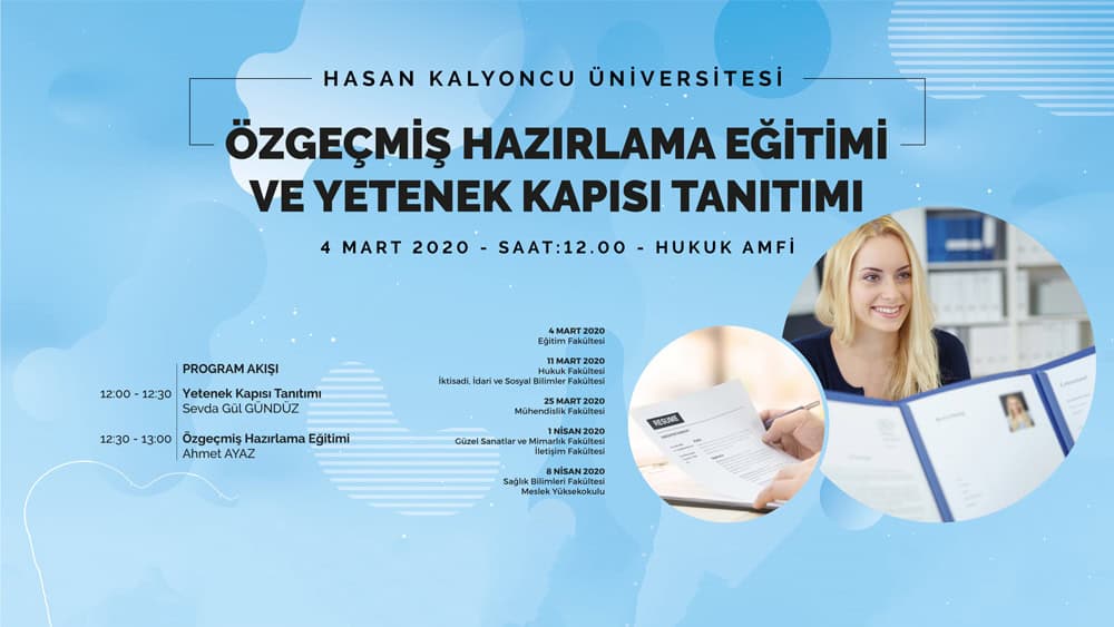 Özgeçmiş Hazırlama Eğitimi ve Yetenek Kapısı Tanıtımı