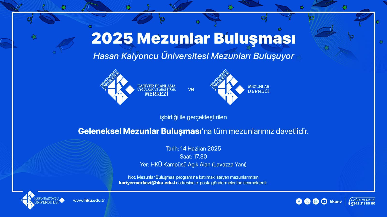 2025 Mezunlar Buluşması 14 Haziran'da Gerçekleştirilecek !