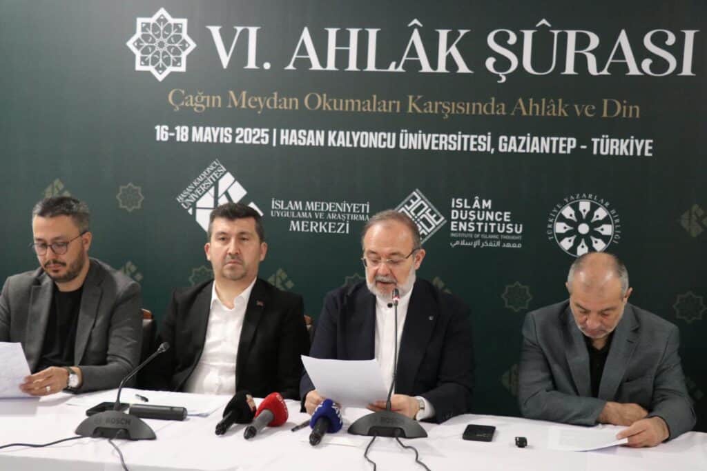 VI. Ahlâk Şûrası Sonuç Bildirgesi