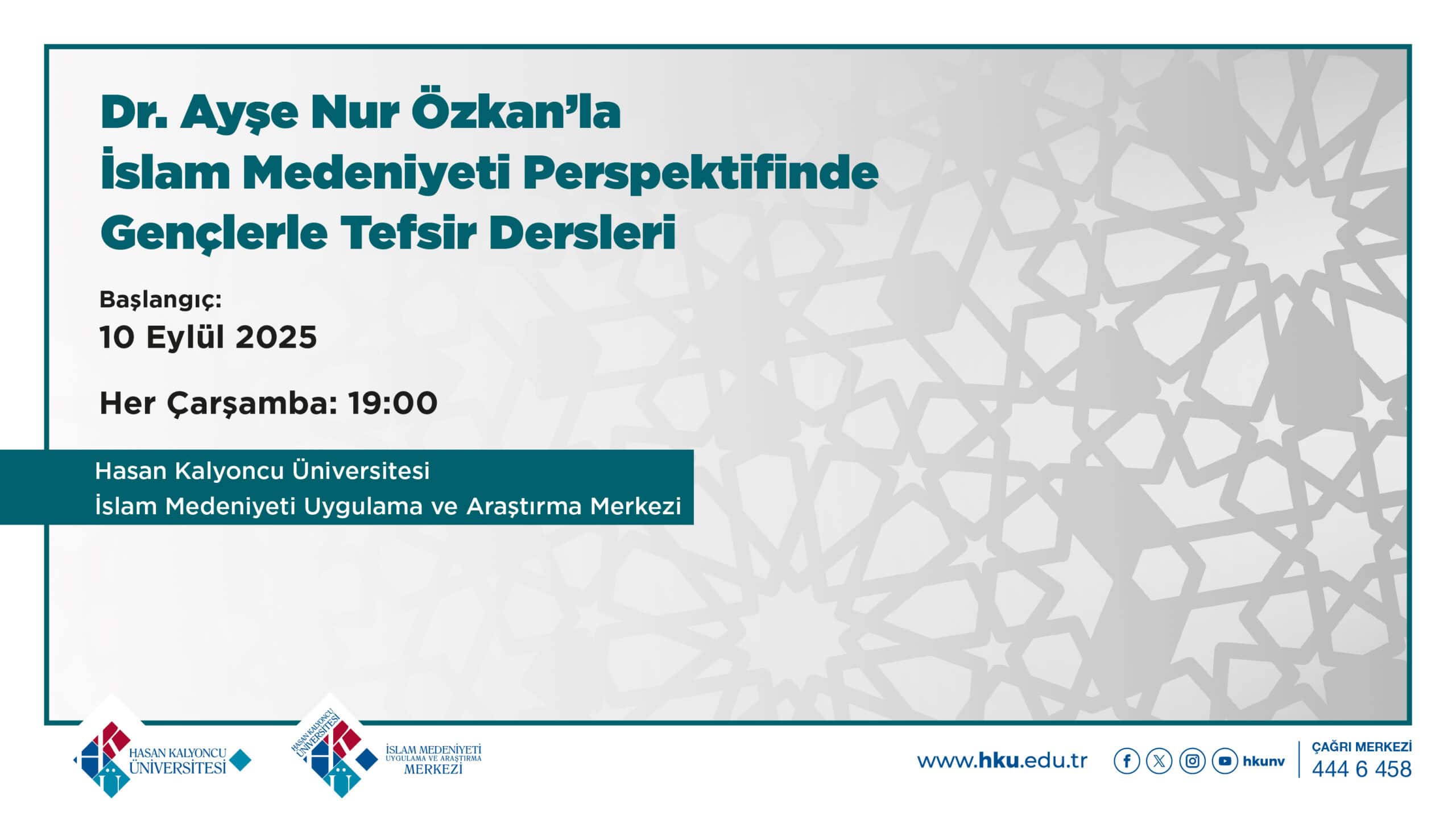 Gençlerle İslâm Medeniyetinin Ana Kaynaklarına Yolculuk