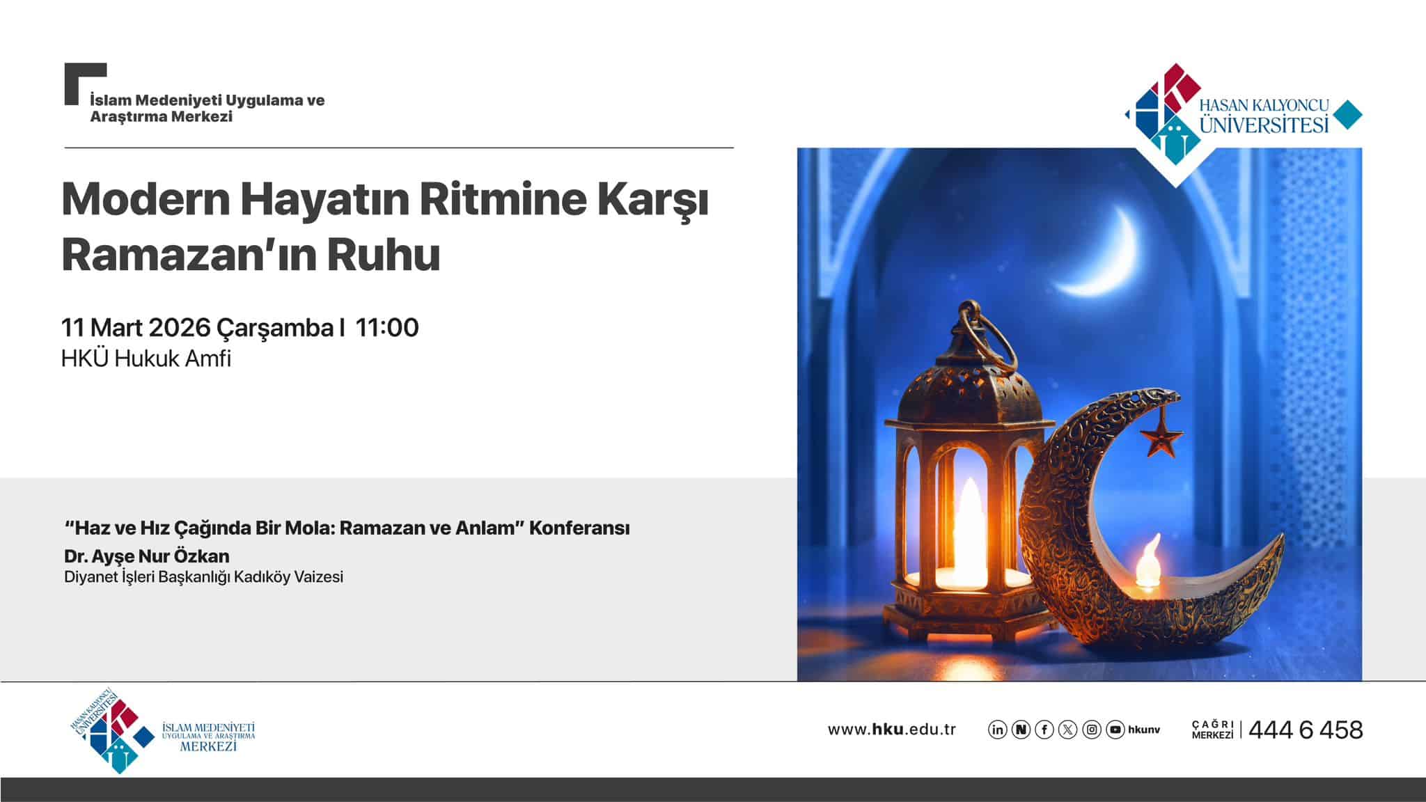 Modern Hayatın Ritmi ve Ramazan’ın Ruhu: HKÜ’de Anlamlı Bir Buluşma